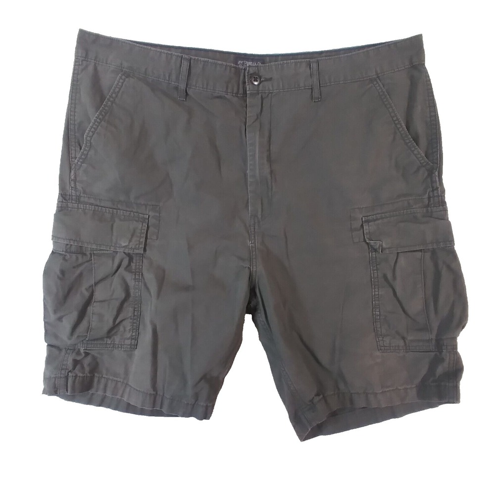 Levi's cargo shorts mens 40 x 9 black cotton ripstop material heavy duty outdoor